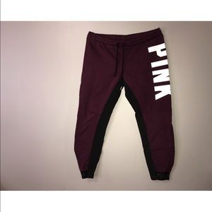 Victoria’s Secret pink joggers pants.